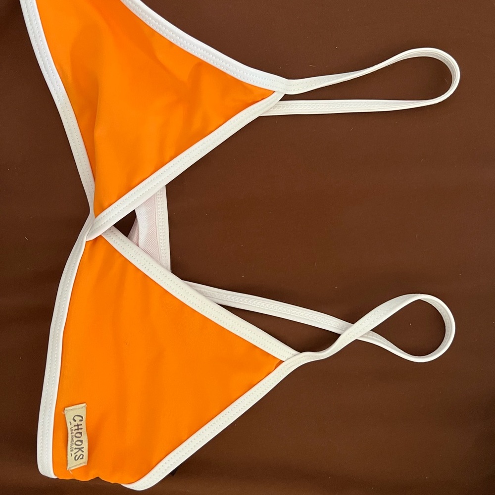 BoutineLA Chooks orange top